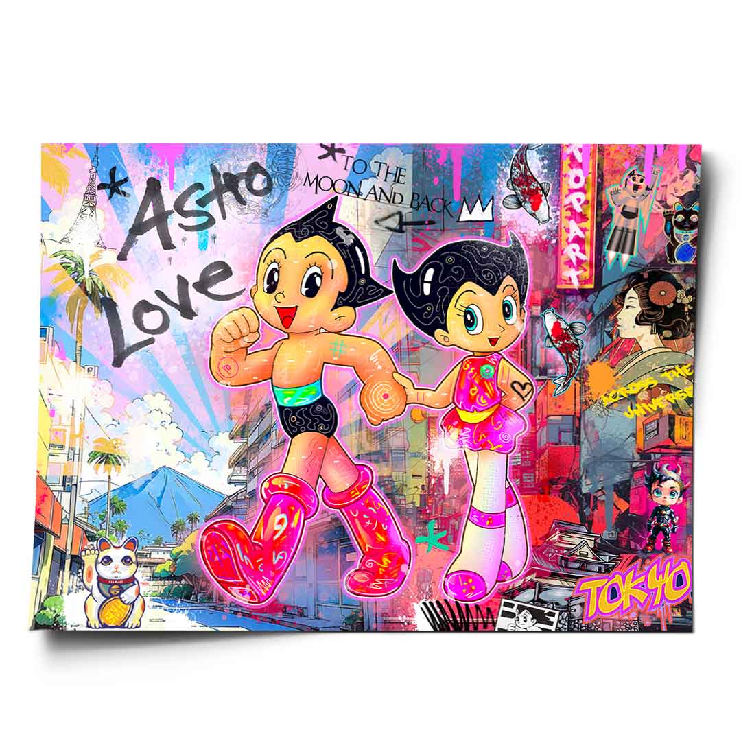 Astroboy Pink - Poster