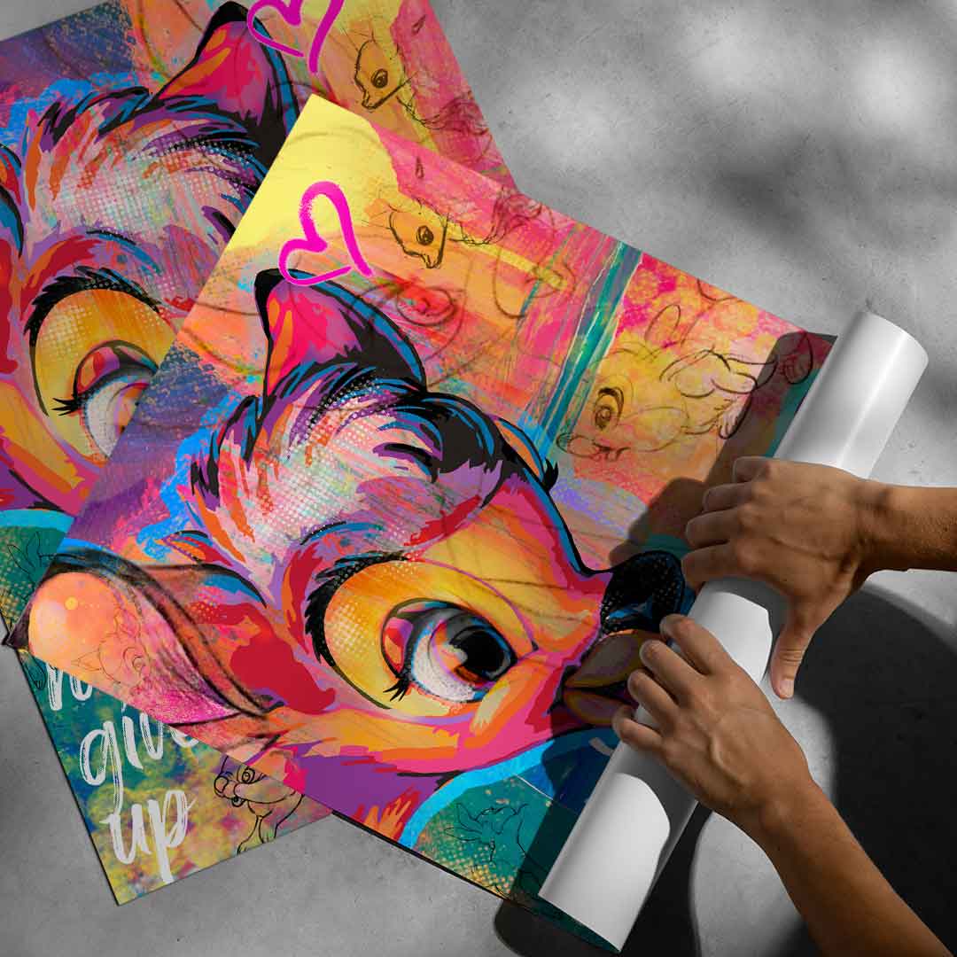 Never give up - Poster