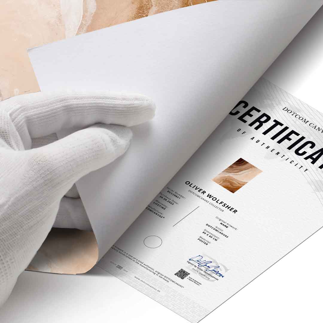 Piaskowiec w odcieniach brązu – plakat