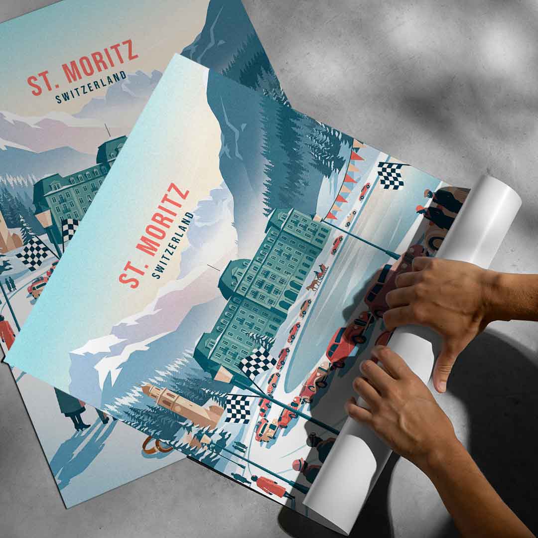 Saint Moritz Poster