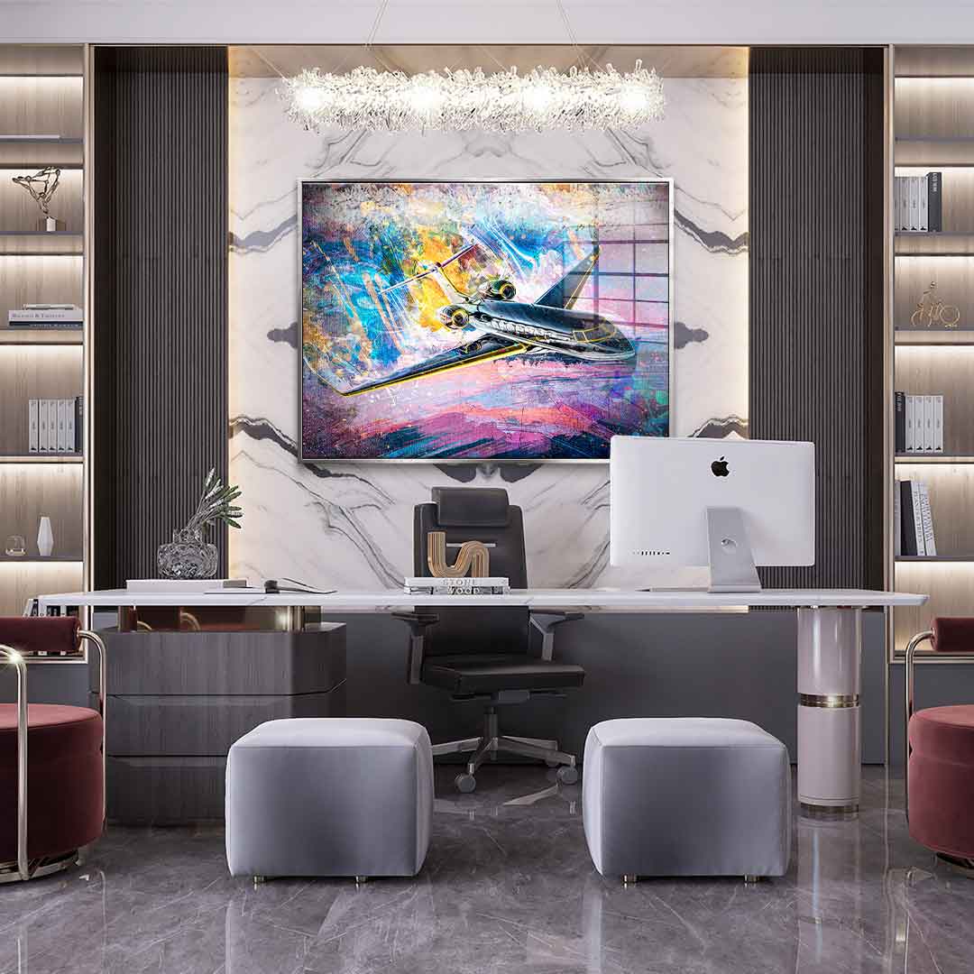 Private Jet - Acrylglas