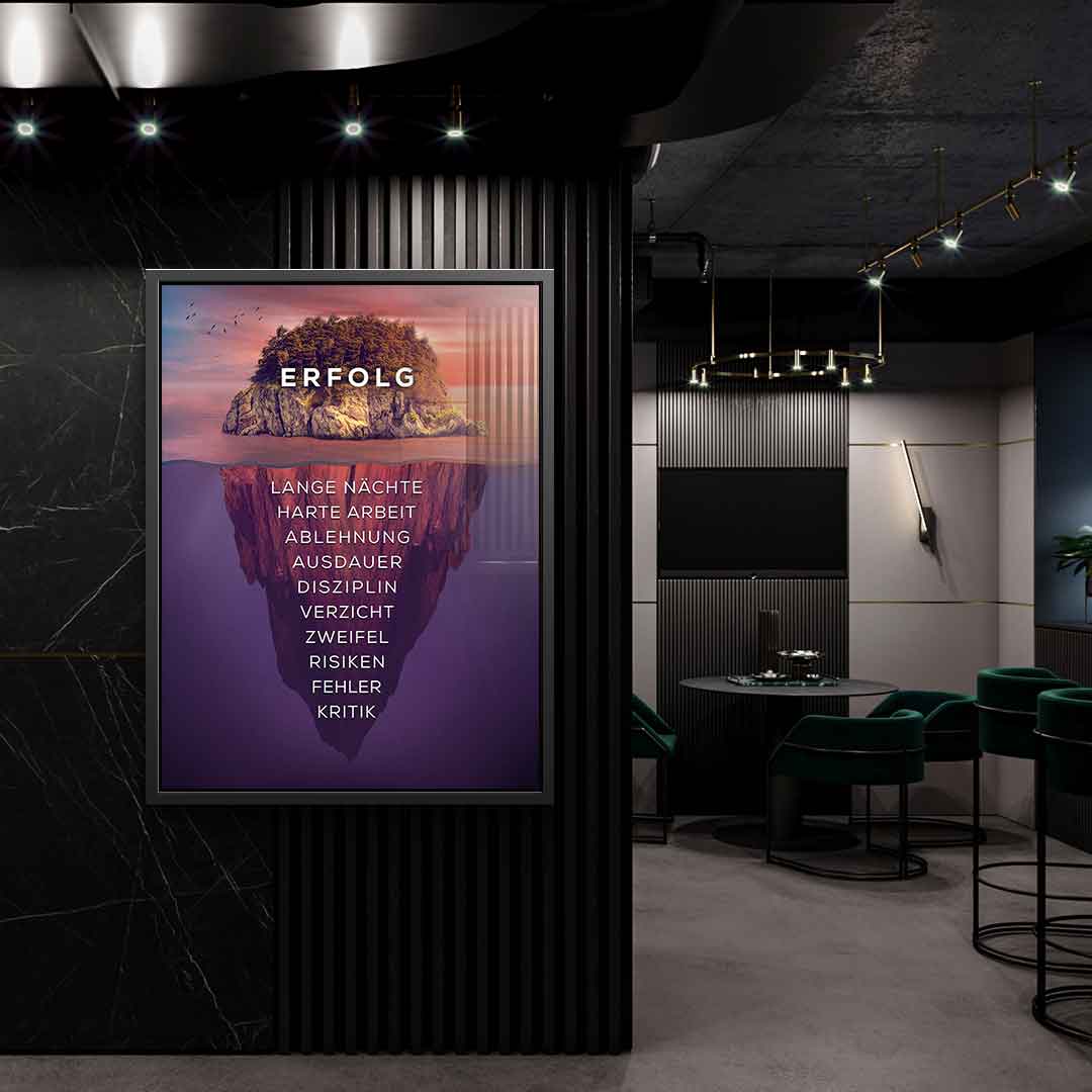 Insel des Erfolgs - Acrylglas