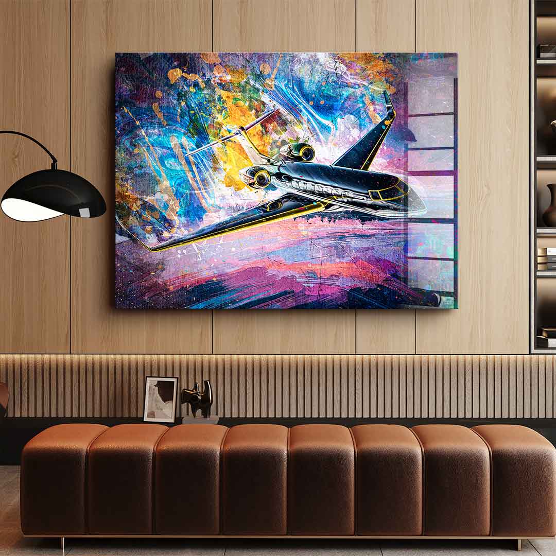 Private Jet - Acrylglas