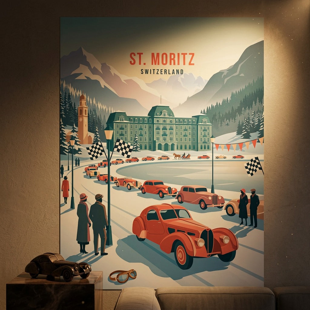 Saint Moritz Poster Raum