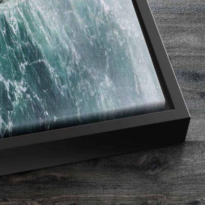 Wandbild von Achterbahn in Wolkendecke Rollercoaster Life