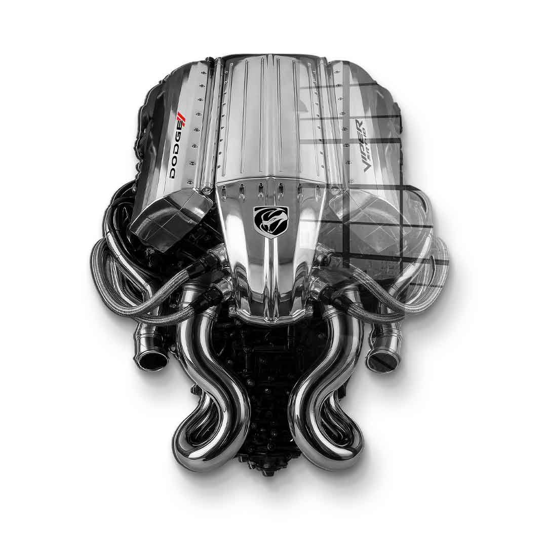 Rzeźba ścienna Dodge Viper V 10 – szkło akrylowe
