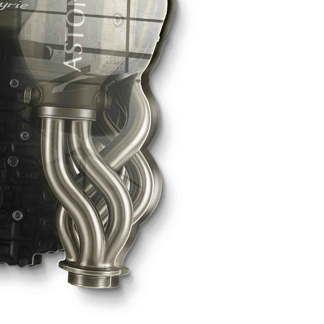 Wall sculpture Aston Martin Engine - Acrylic glass
