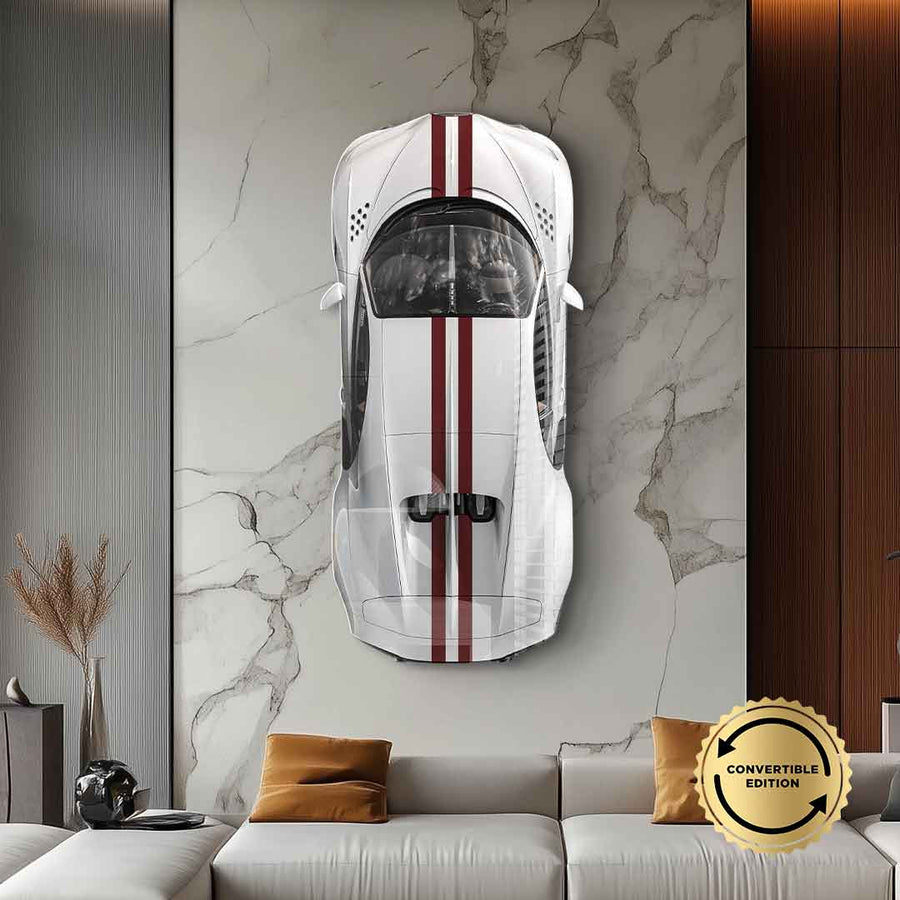 Rzeźba ścienna Bugatti Centodieci - Szkło akrylowe