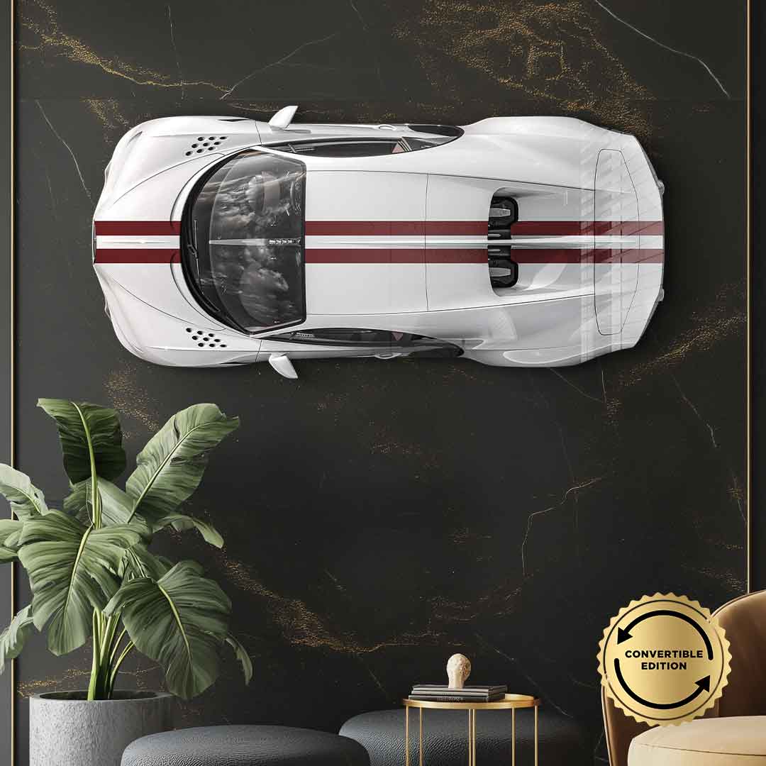 Wandskulptur Bugatti Centodieci - Acrylglas