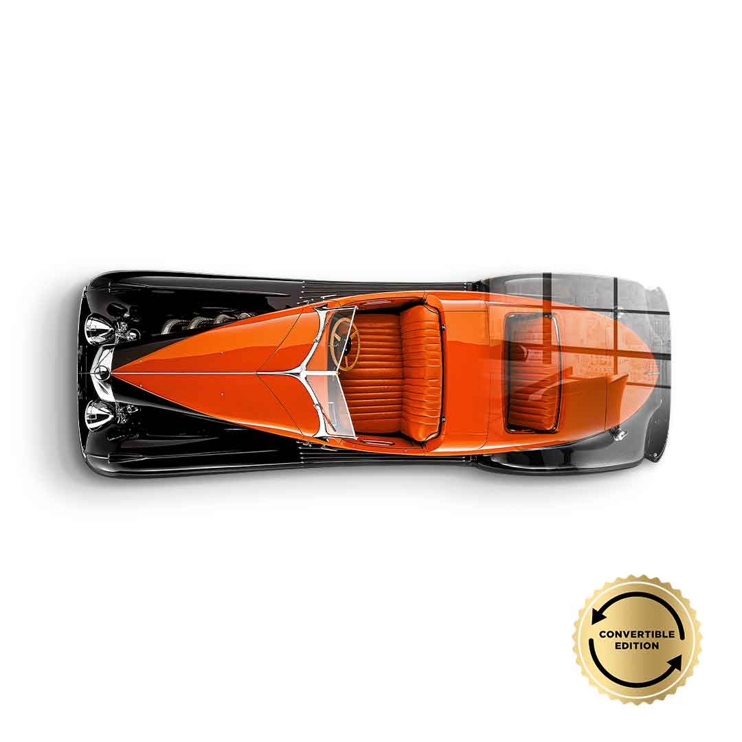 Wall sculpture Bugatti Type 57SC Atlantic - Acrylic glass