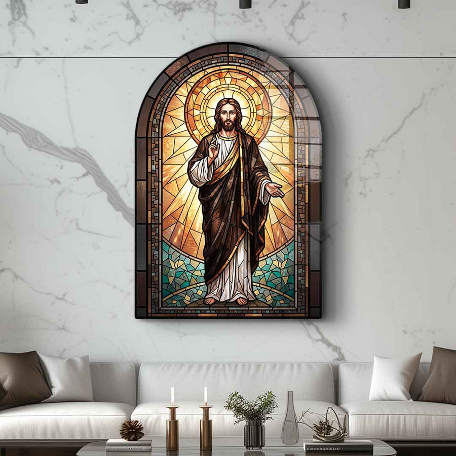 Wandskulptur Jesus Window - Acrylglas