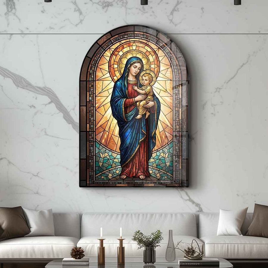 Wandskulptur Mother of Grace Window - Acrylglas