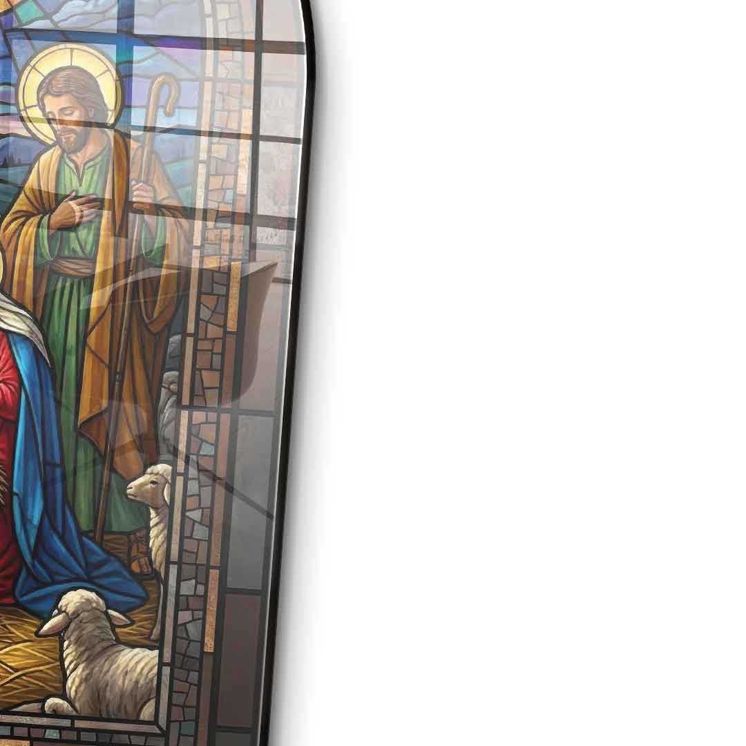 Wandskulptur Nativity Window - Acrylglas