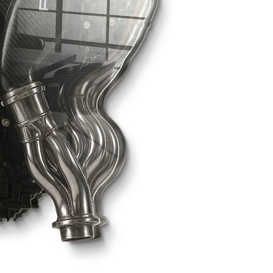 Wall sculpture Pagani Engine - Acrylic glass