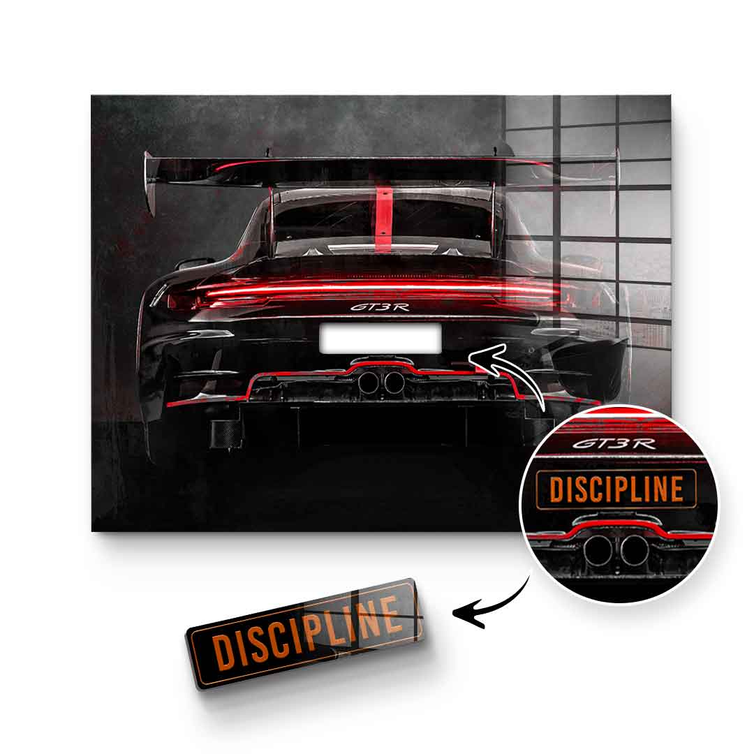 Porsche Backside - Acrylic glass