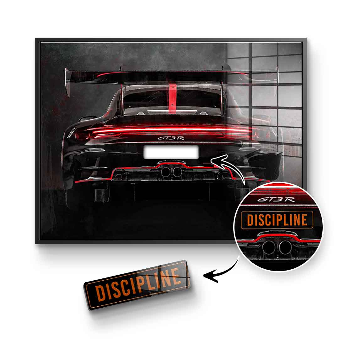 Porsche Backside - Acrylic glass