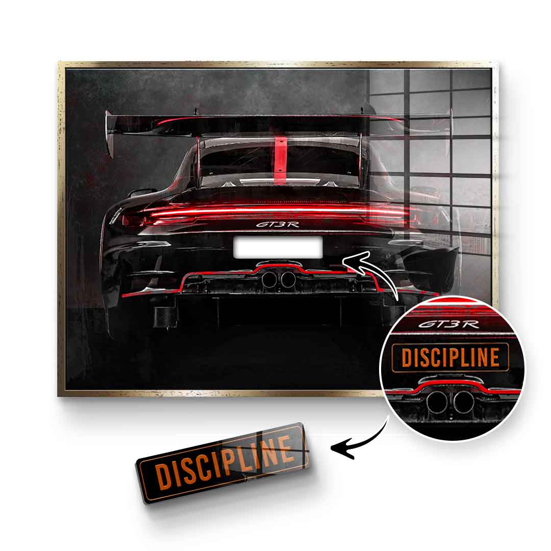 Porsche Backside - Acrylic glass