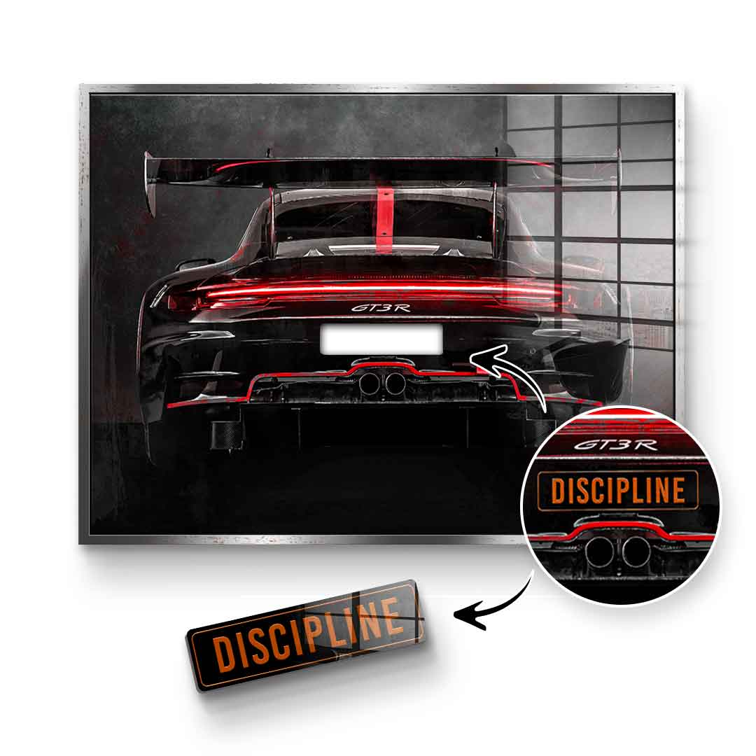 Porsche Backside - Acrylic glass