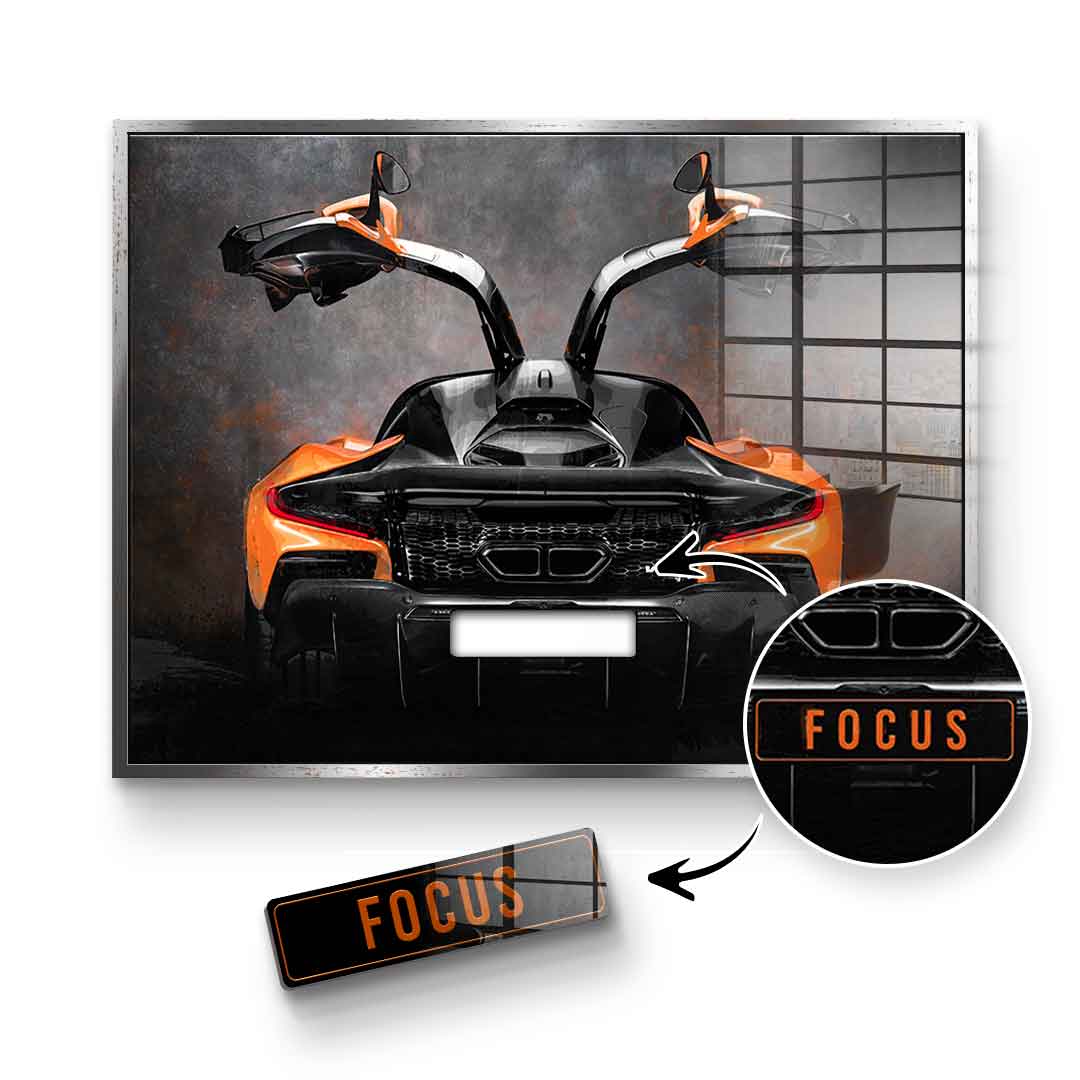 Mclaren Backside - Acrylglas