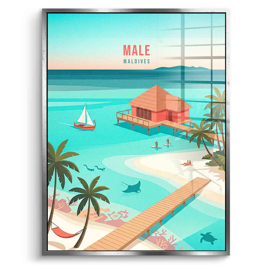 Male Acrylglasbild 4