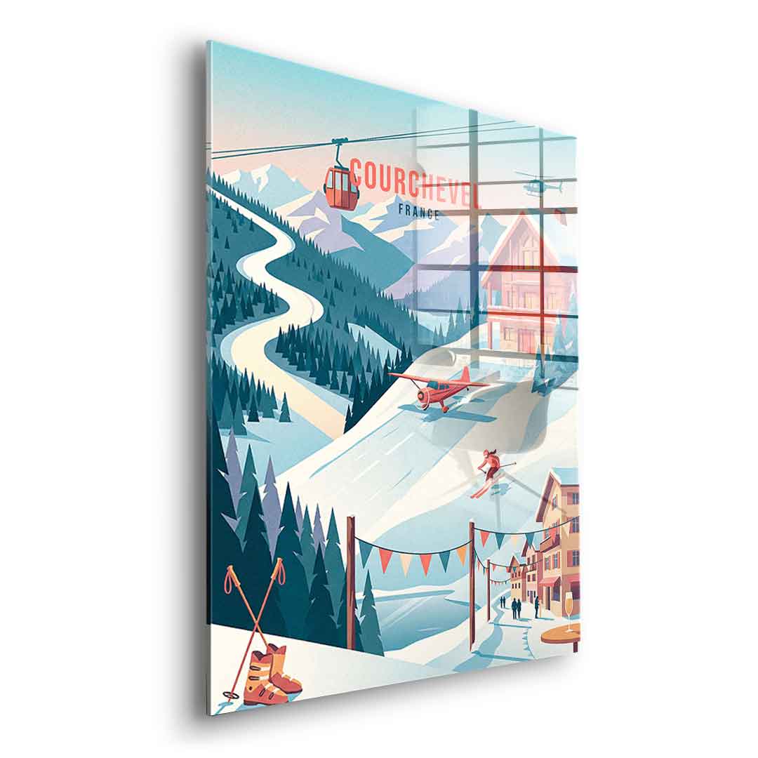 Courchevel Acrylglasbild