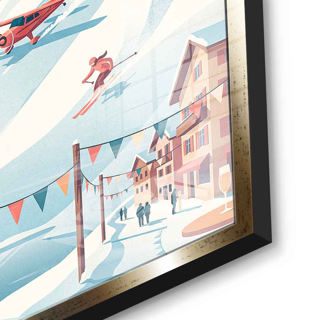 Courchevel Acrylglasbild
