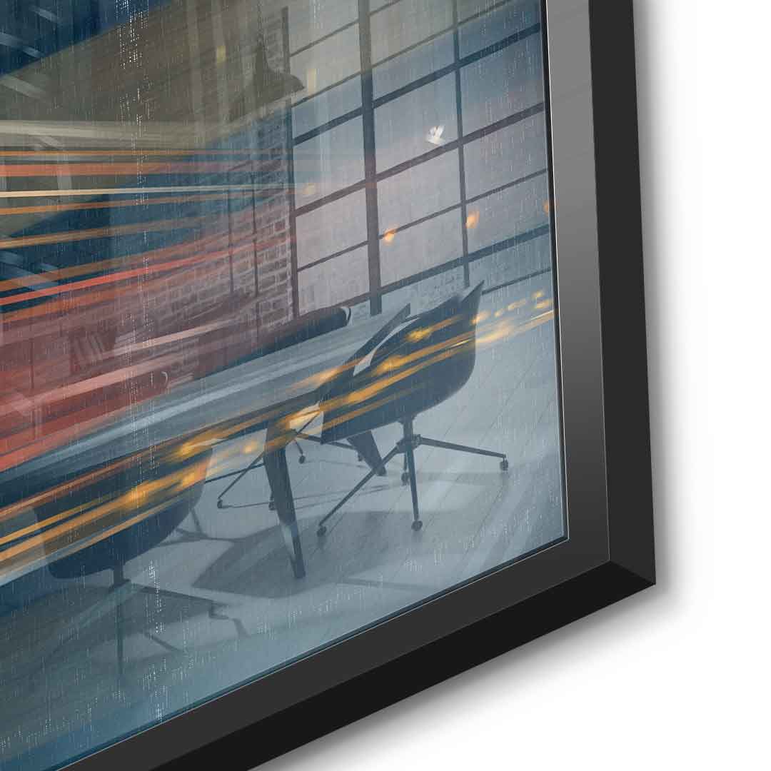 City Night Agility - Acrylglasbild Detail