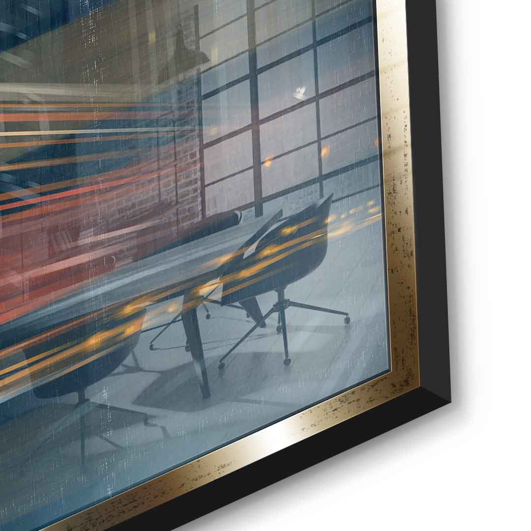 City Night Agility - Acrylglasbild Detail