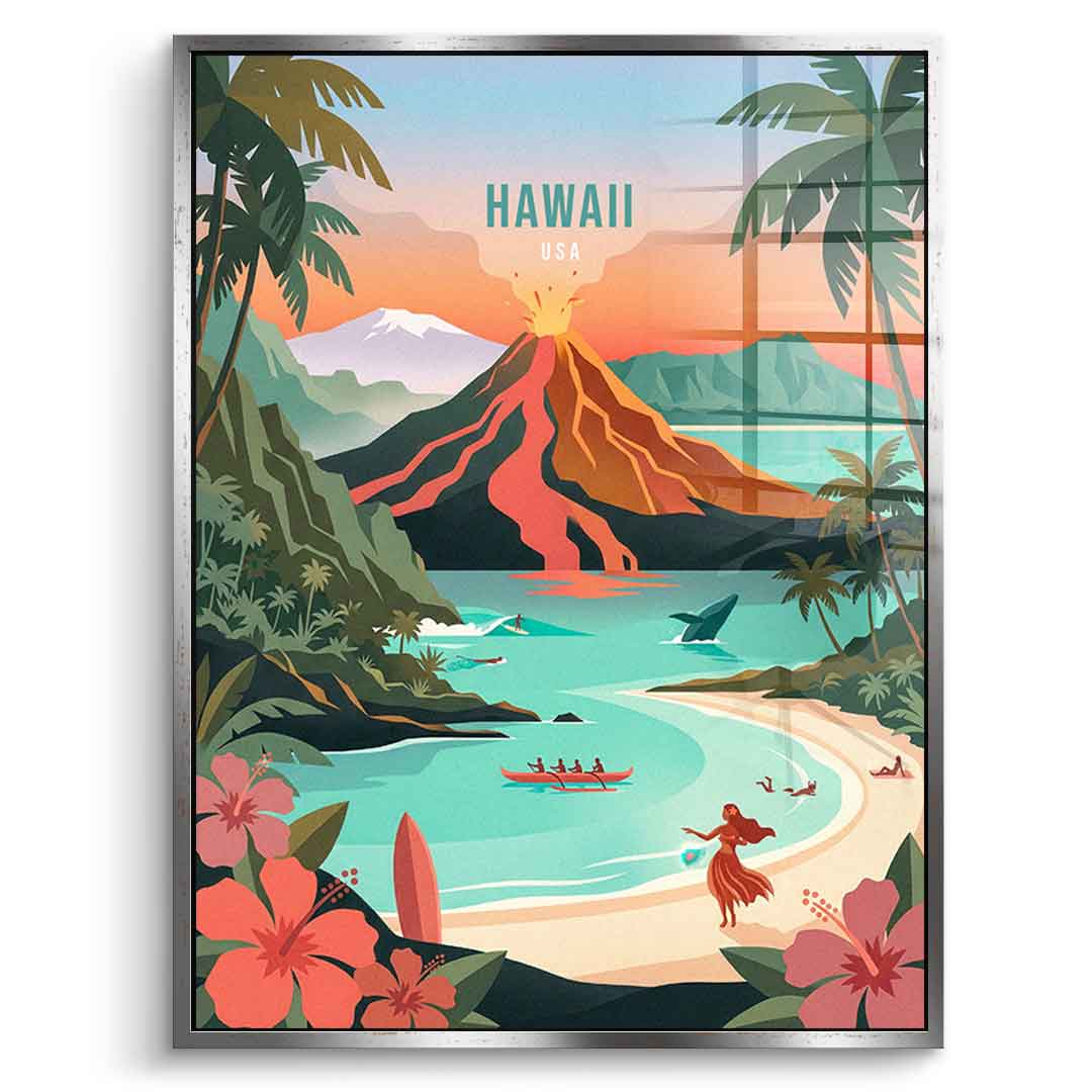 Hawaii Acrylglasbild