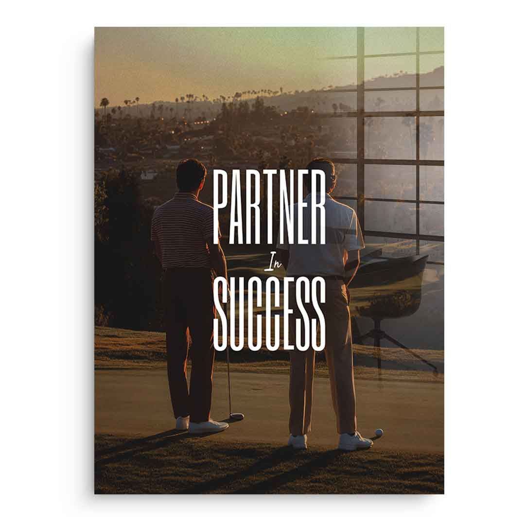 DOTCOMCANVAS Partner in Success Acrylglasbild ohne Rahmen Vorderansicht