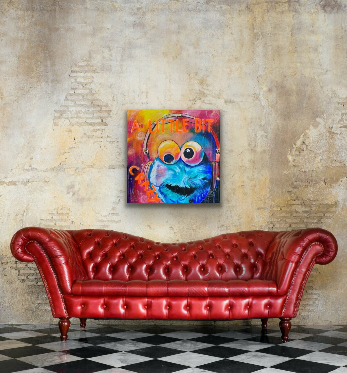 A little bit crazy Original – Detail