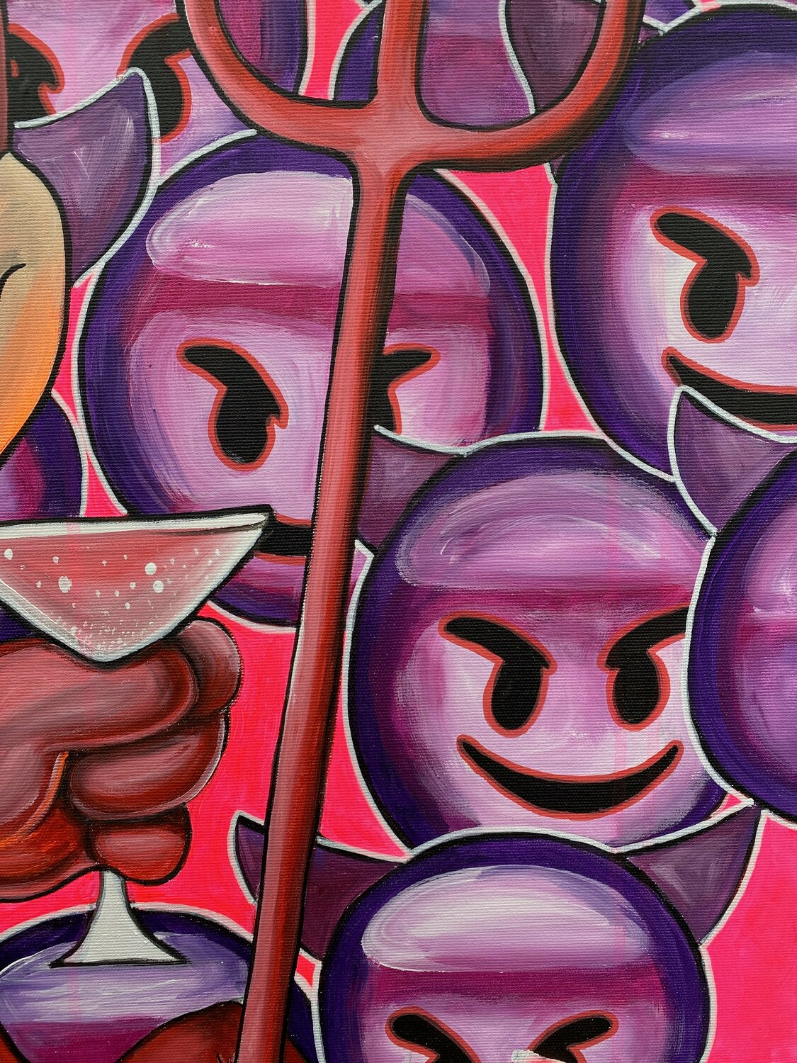 Sweet Hell – Original, Detailansicht
