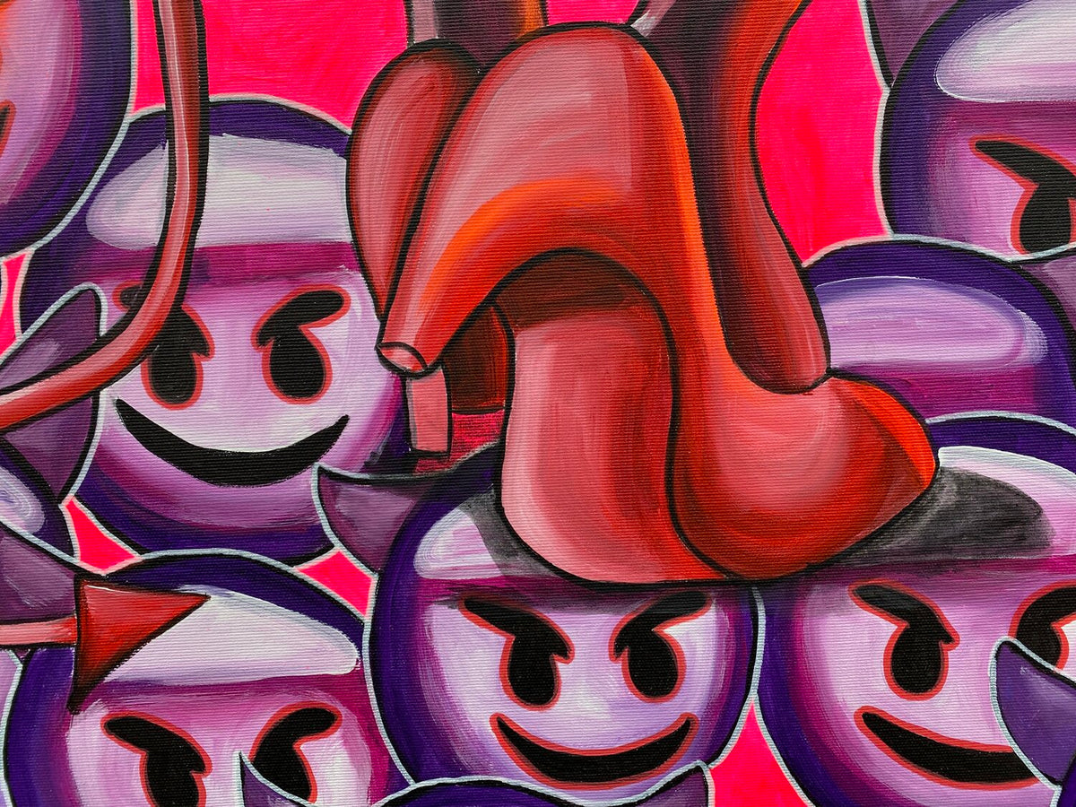 Sweet Hell – Original, Detailansicht