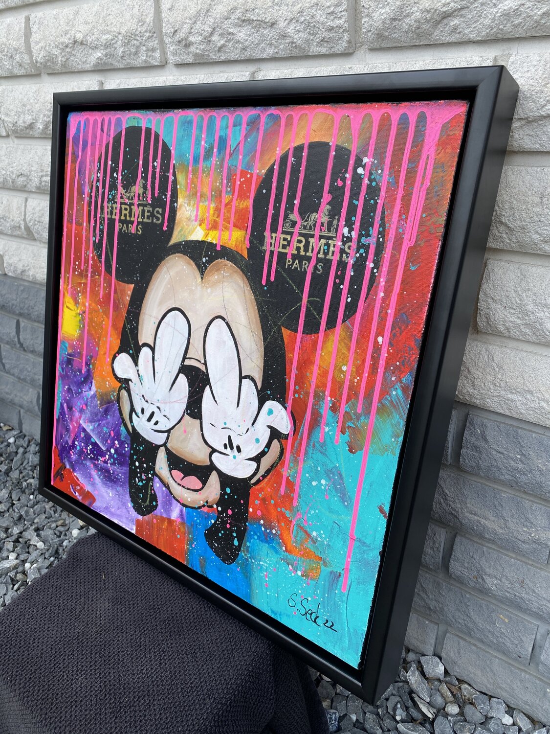 Mickey Hermes Original – Detail