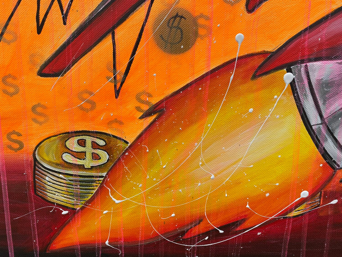 To the moon Original – Detail