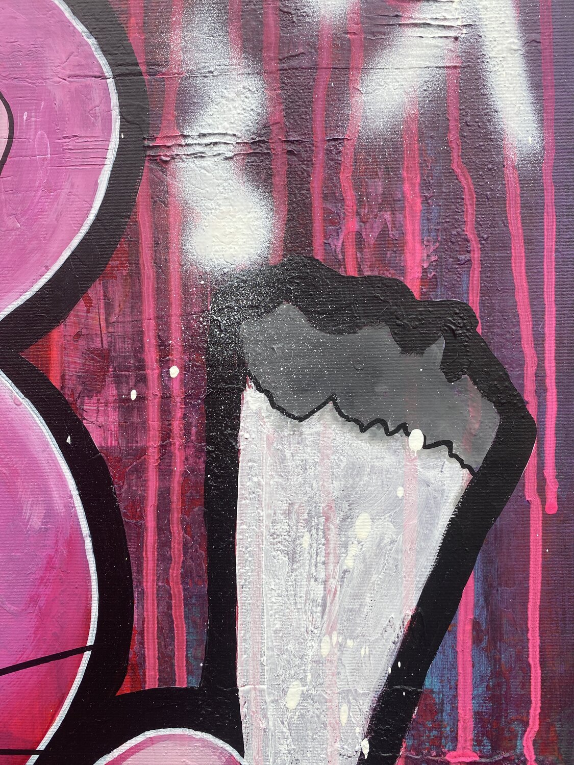 Feel Pink – Original, Detailansicht