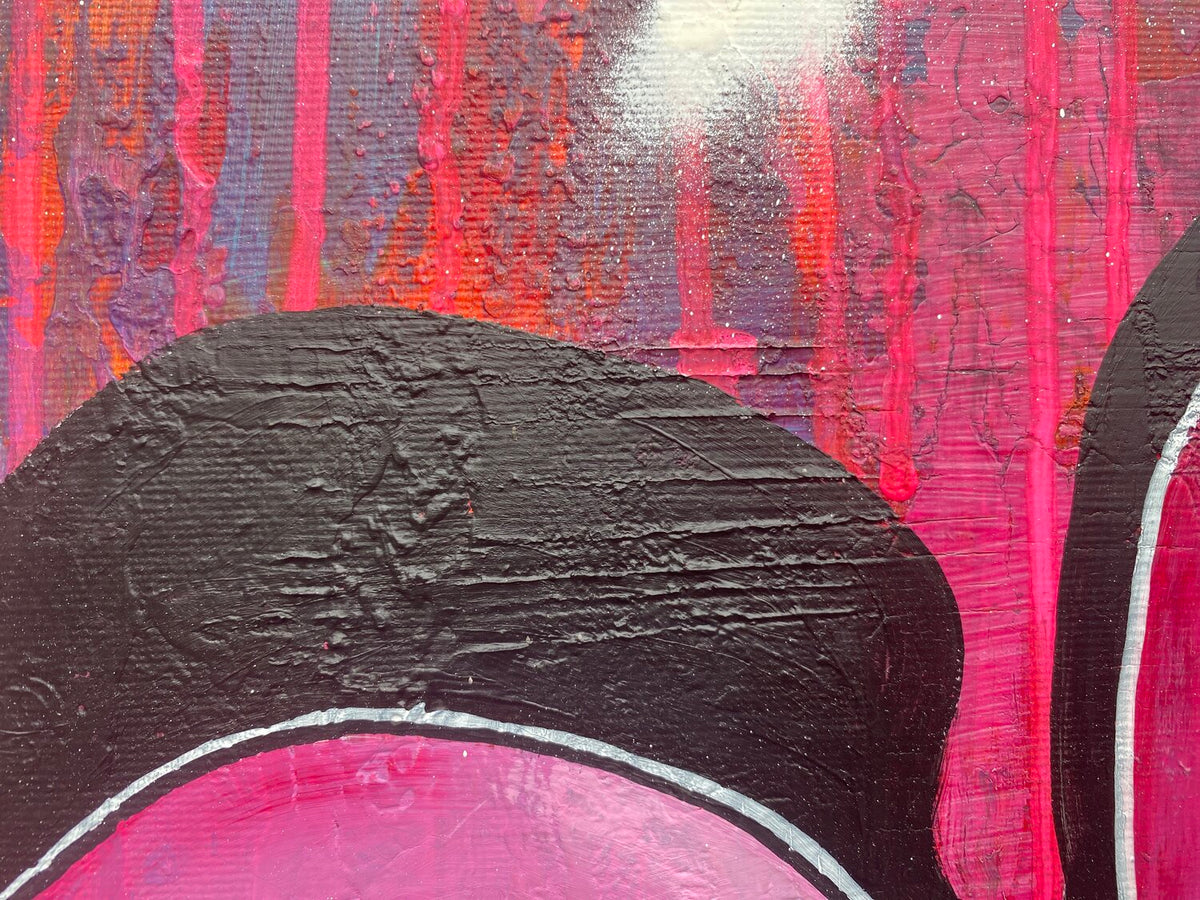 Feel Pink – Original im Raum
