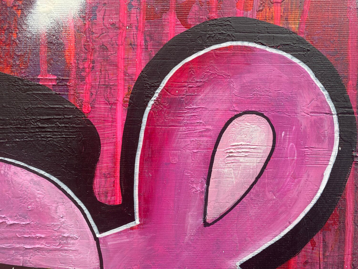 Feel Pink – Original, Detailansicht