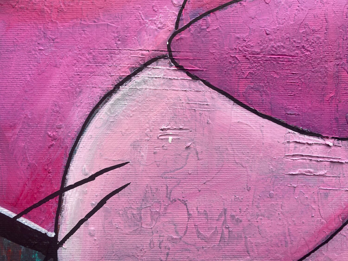 Feel Pink – Original, Detailansicht
