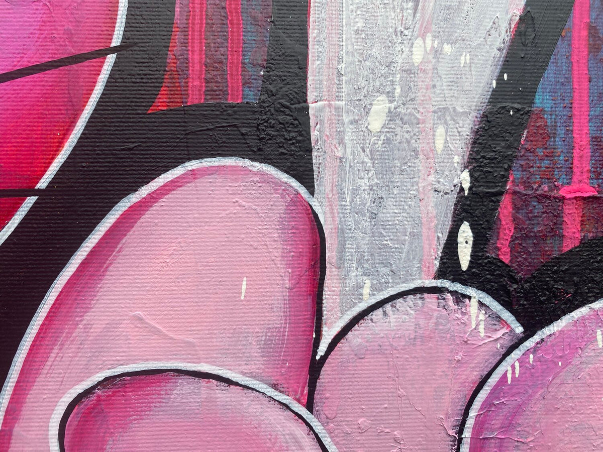 Feel Pink – Original, Detailansicht
