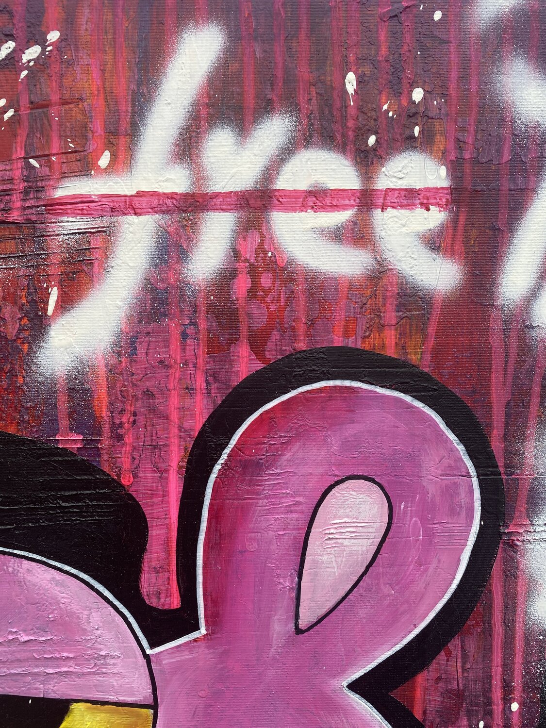 Feel Pink – Original, Detailansicht
