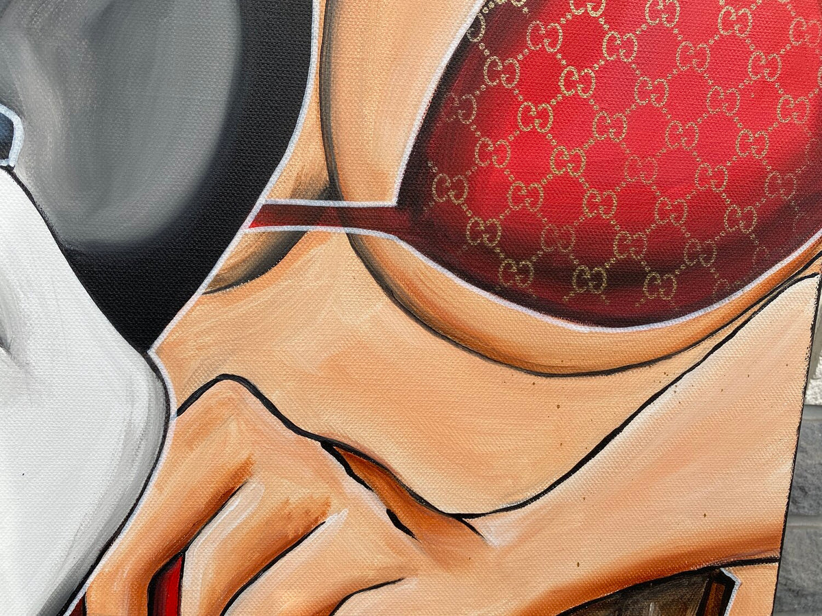 Business Man – Original, Detailansicht