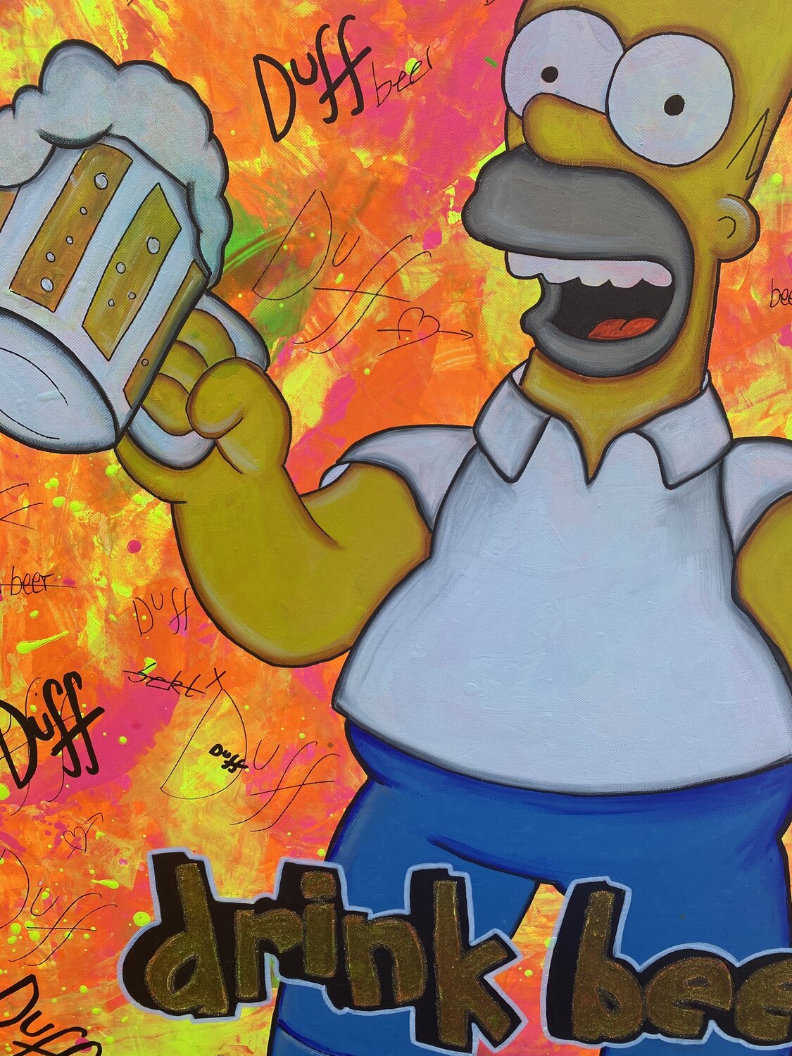 Save Water Drink Beer – Original, Detailansicht