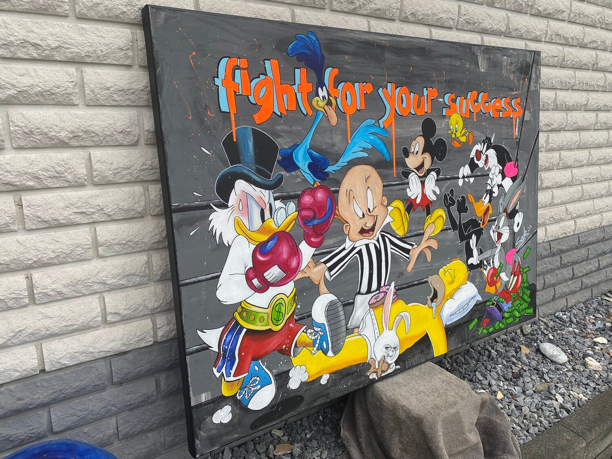 Fight for your success – Original, Detailansicht