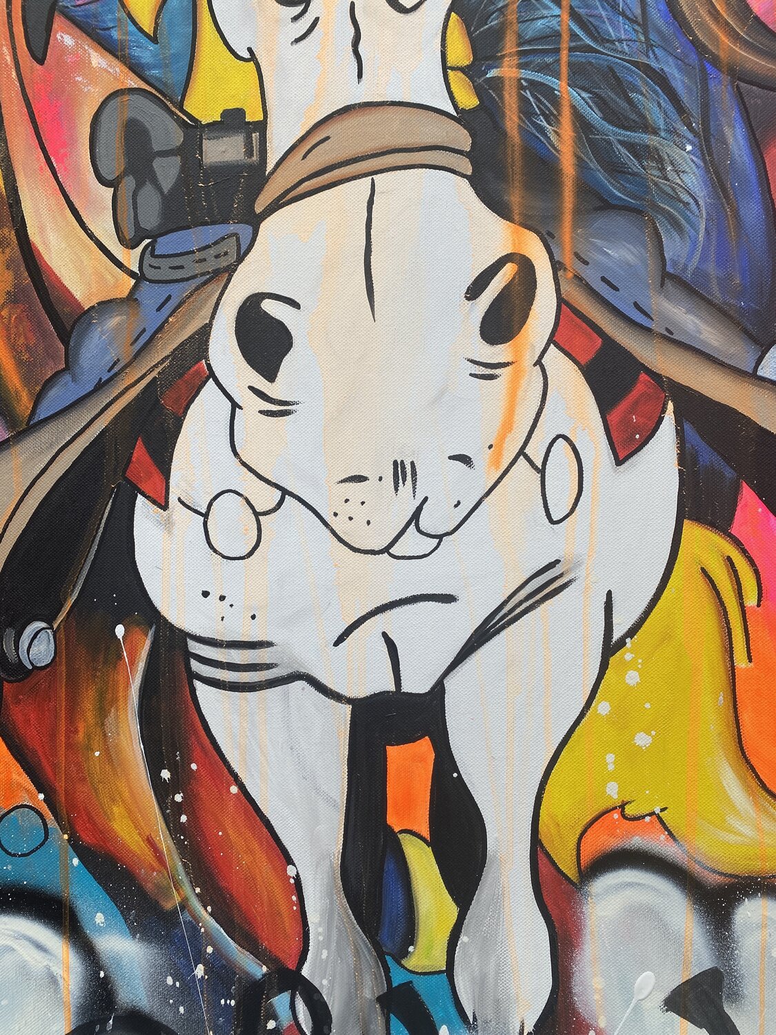 Wild and Lucky – Original, Detailansicht