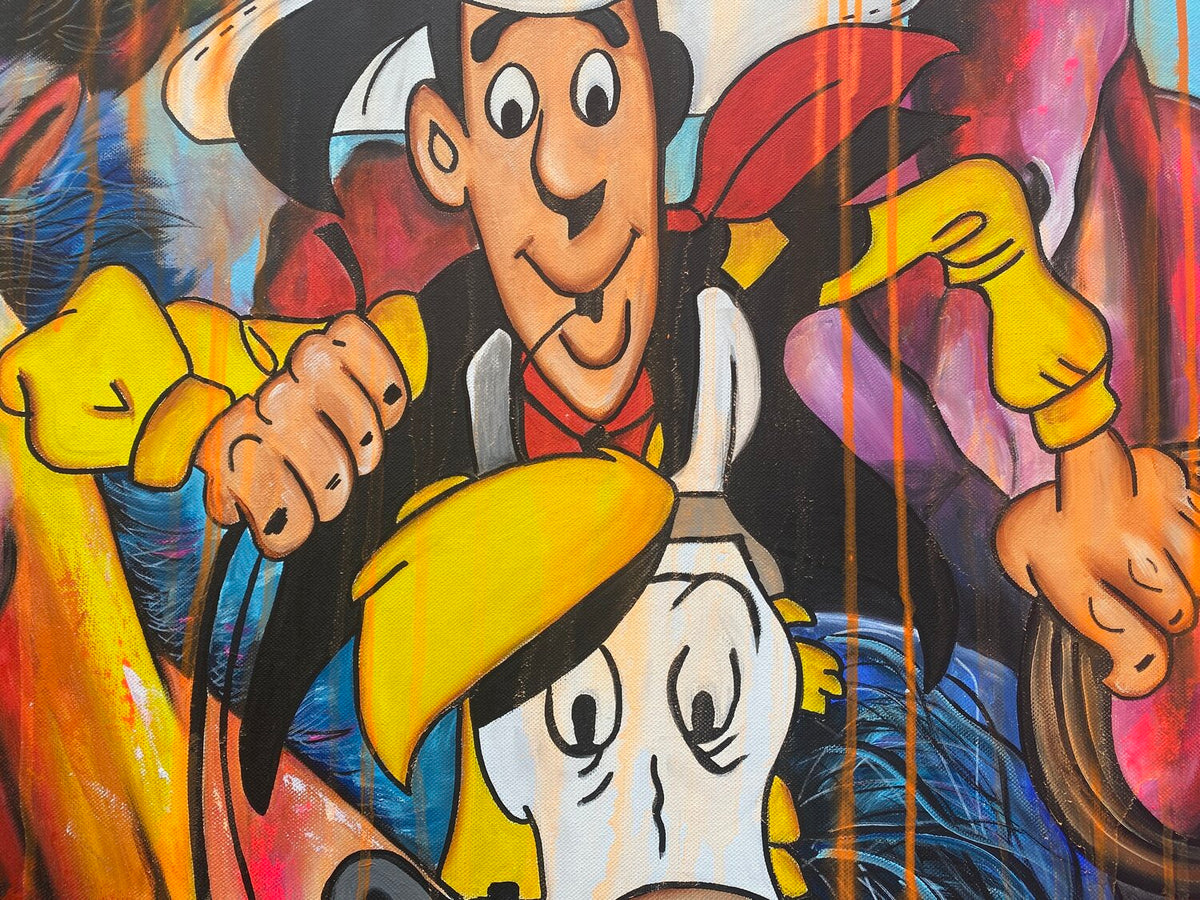 Wild and Lucky – Original, Detailansicht