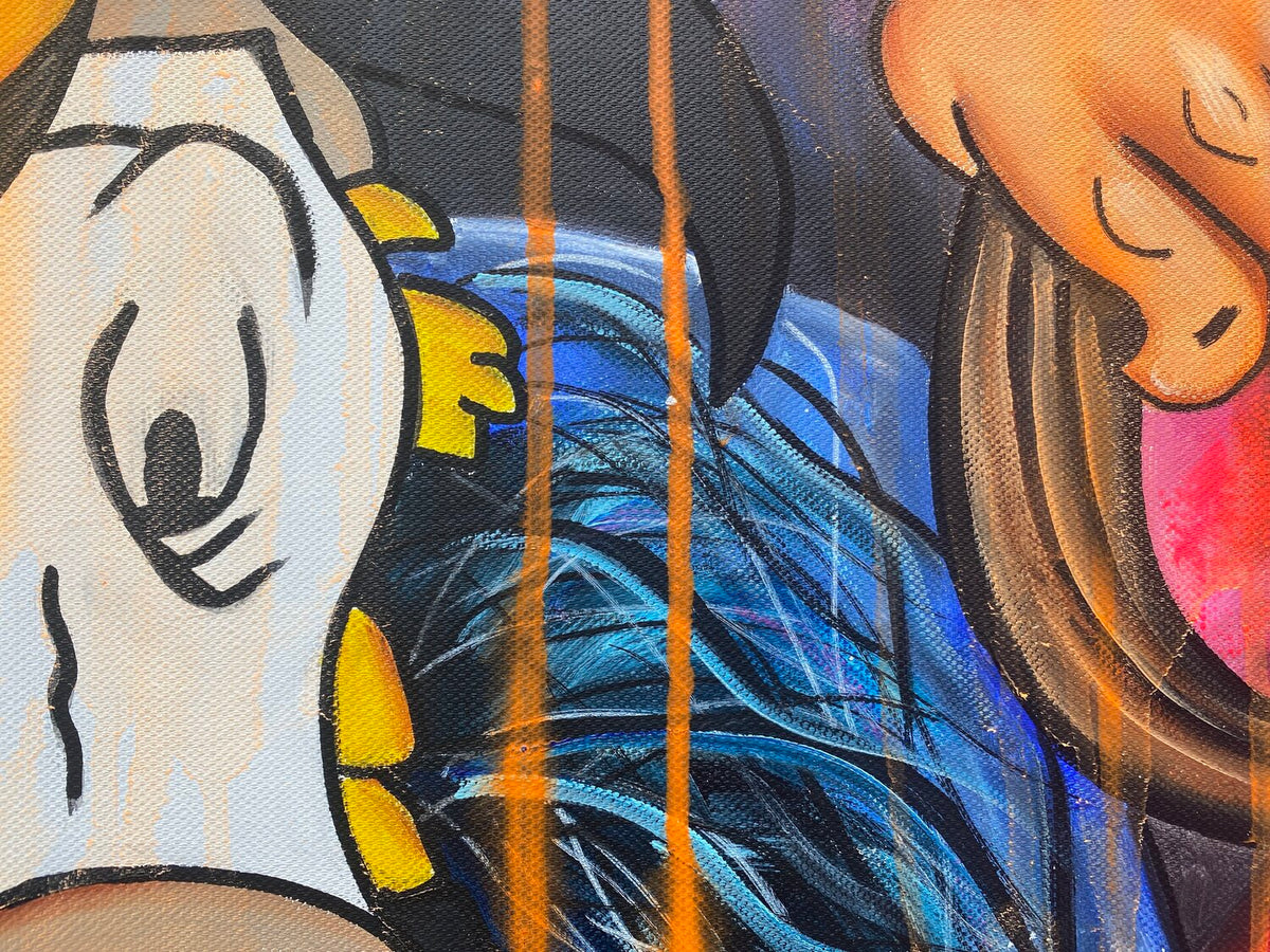Wild and Lucky – Original, Detailansicht