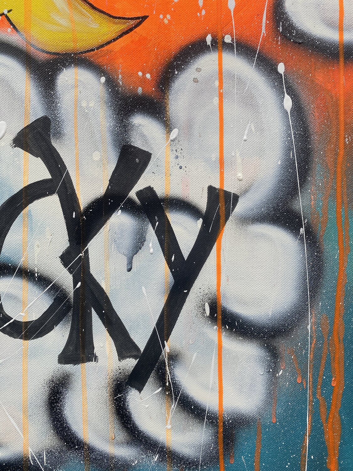 Wild and Lucky – Original, Detailansicht