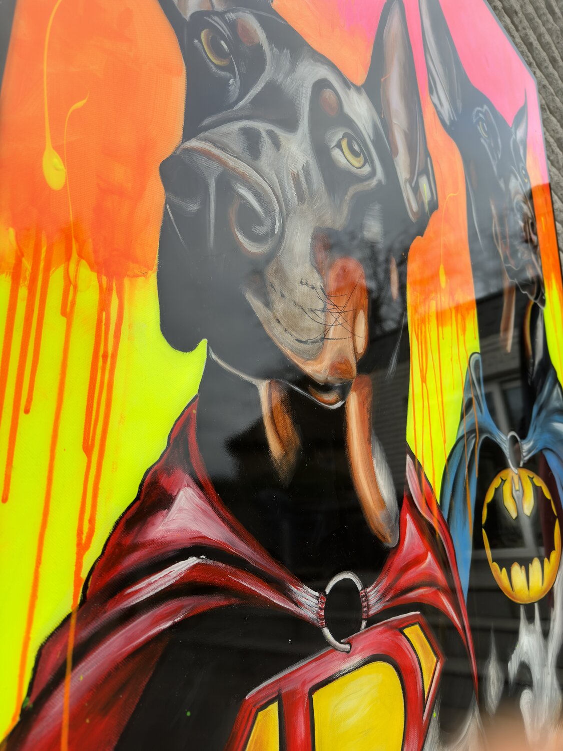 Hero Dogs – Original, Detailansicht