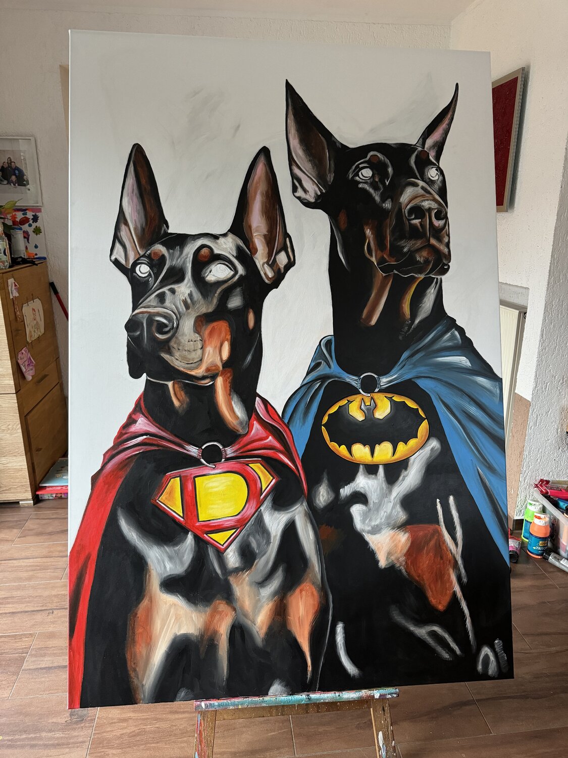 Hero Dogs – Original, Detailansicht